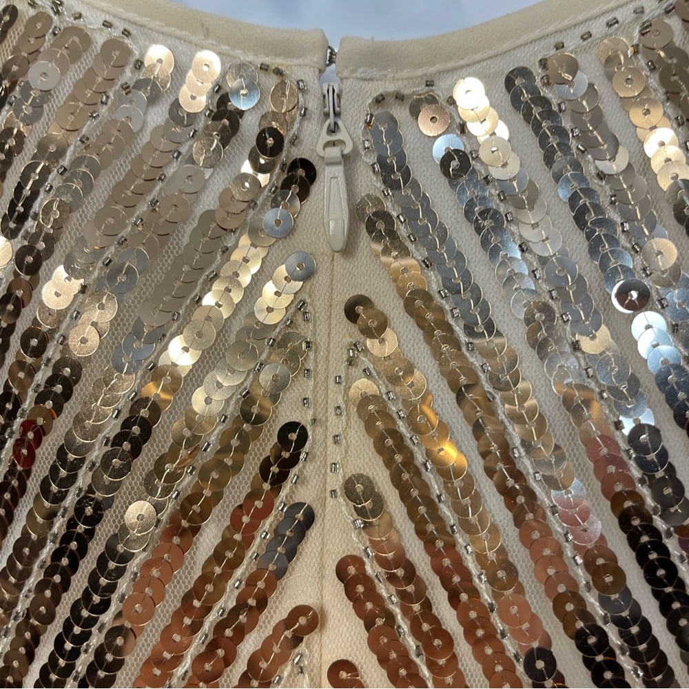 Lulus Gold Sequin Party Dress - Stunning! 🤩 - Picture 8 of 9